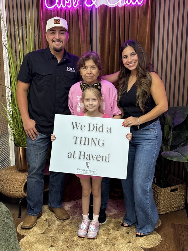 HRA Signature Properties closing with a local seller